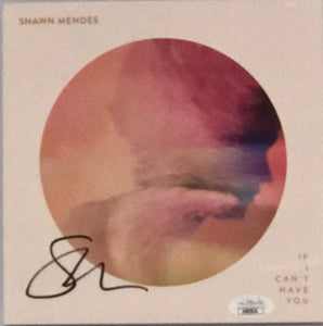 Shawn Mendes Autographed CD cover