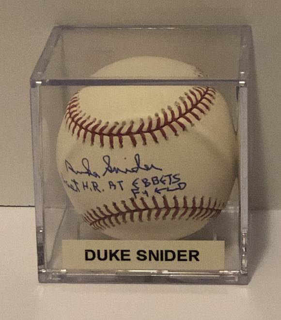 Duke Snider  Autographed Baseball