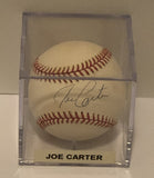 Joe Carter Autographed Baseball