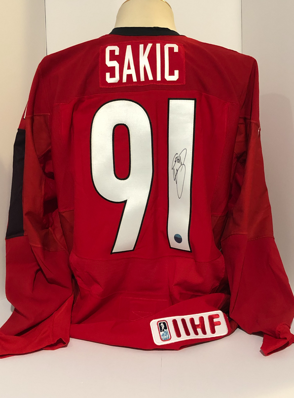 Joe Sakic Pro Team Canada Autographed Jersey