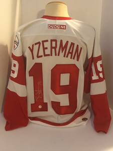 Steve Yzerman Autographed Red Wings Jersey