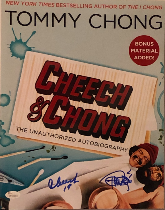 Cheech & Chong Autographed 11x14